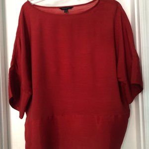 Banana Republic Factory Dolman Sleeve Top, size M, Brick Red